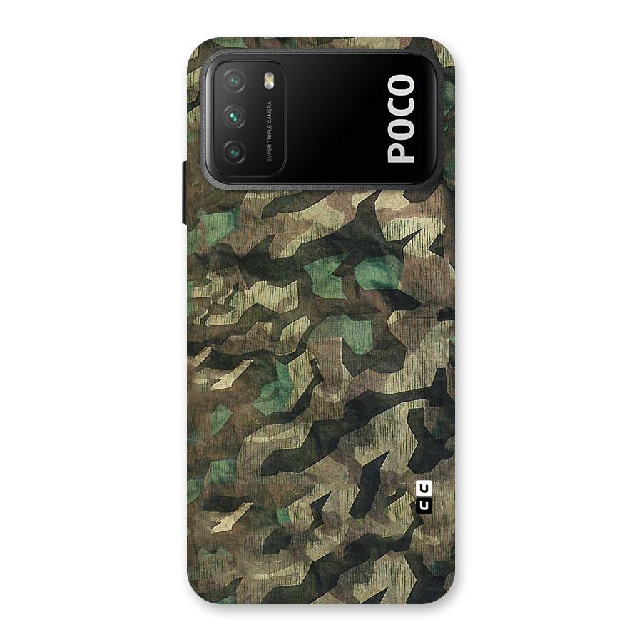 Rugged Army Back Case for Poco M3