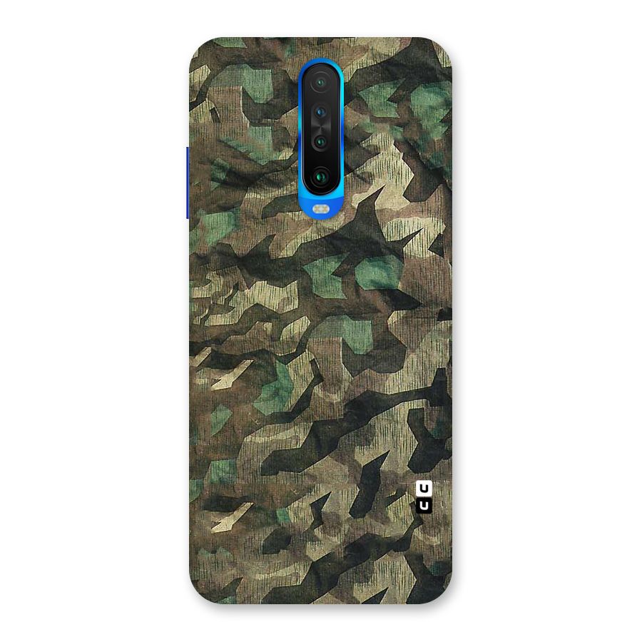 Rugged Army Back Case for Poco X2