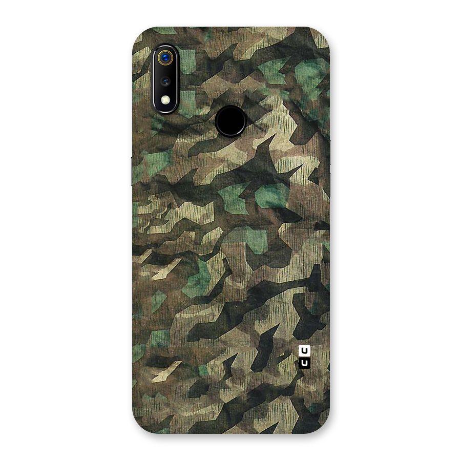 Rugged Army Back Case for Realme 3