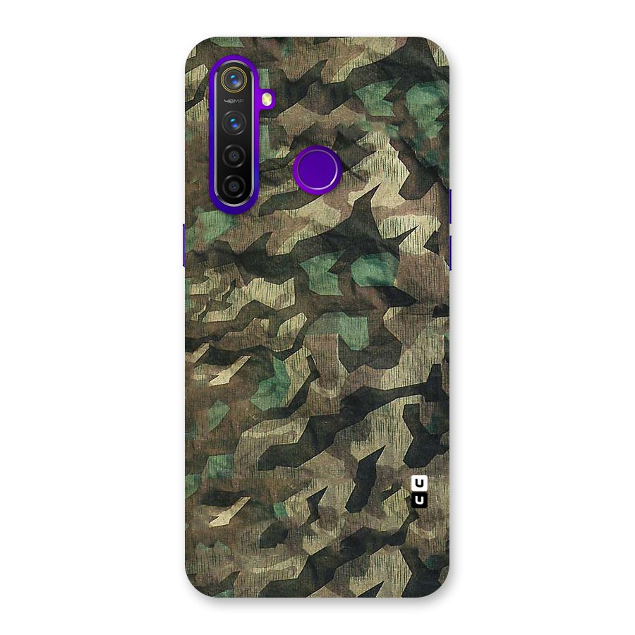 Rugged Army Back Case for Realme 5 Pro