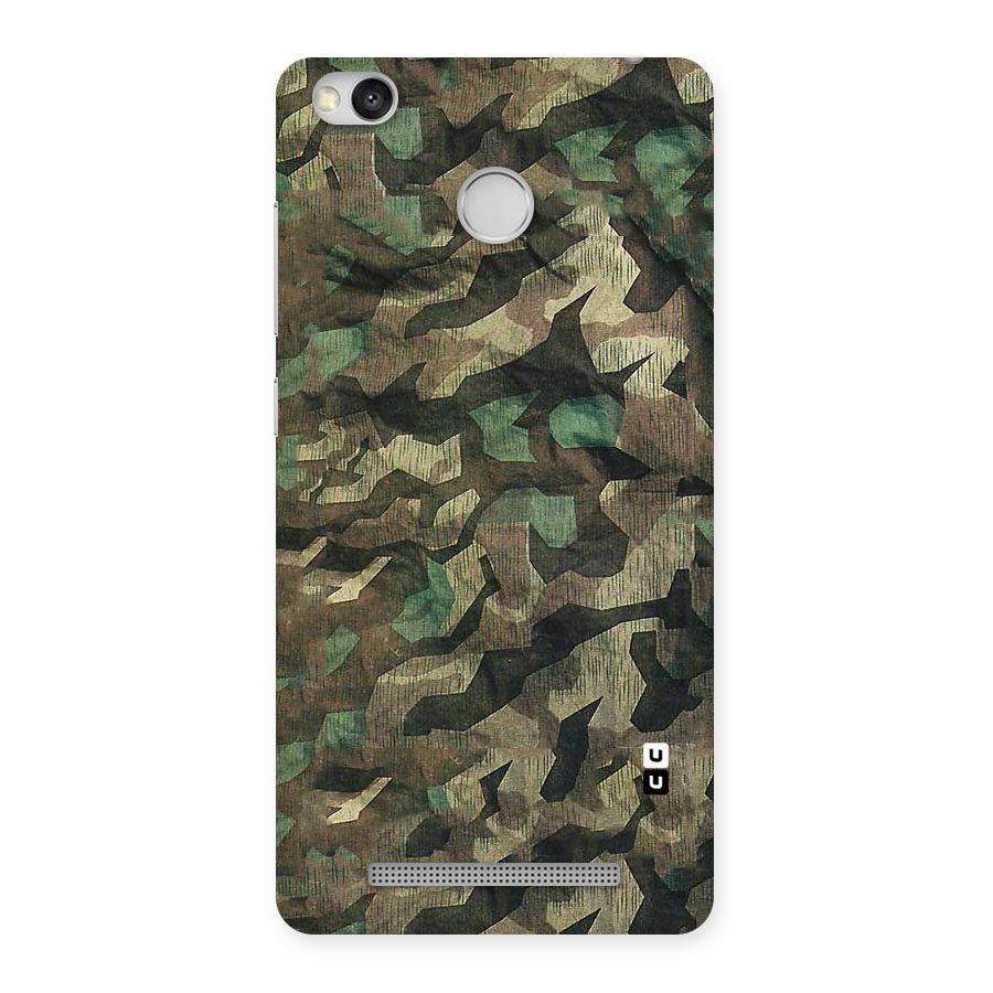 Rugged Army Back Case for Redmi 3S Prime