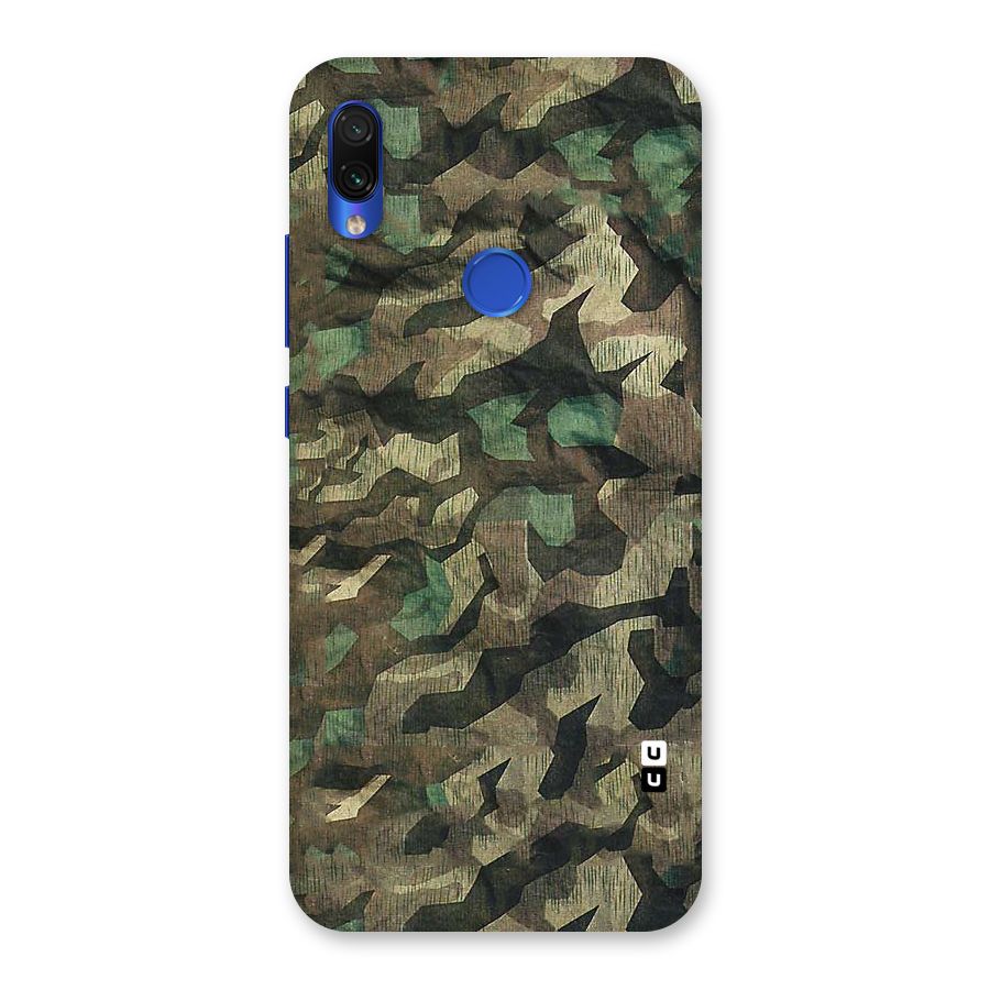 Rugged Army Back Case for Redmi Note 7S