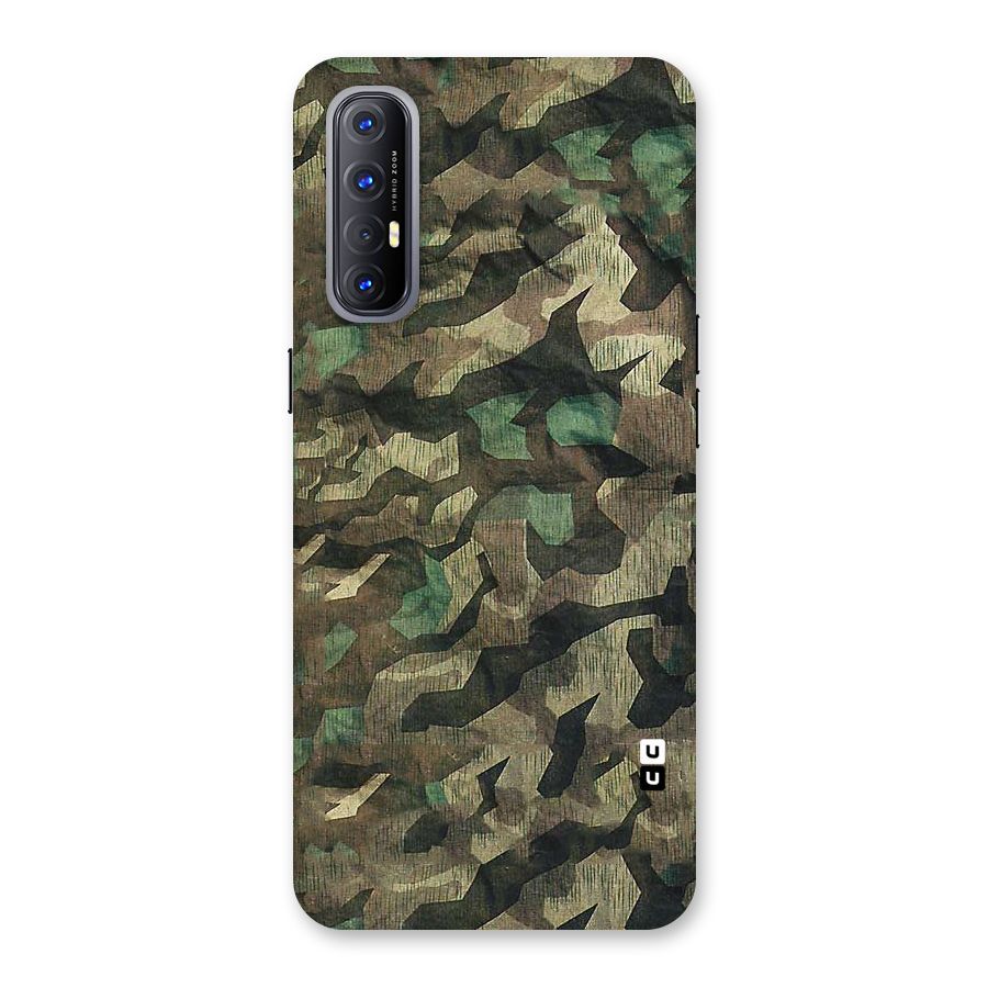 Rugged Army Back Case for Reno3 Pro