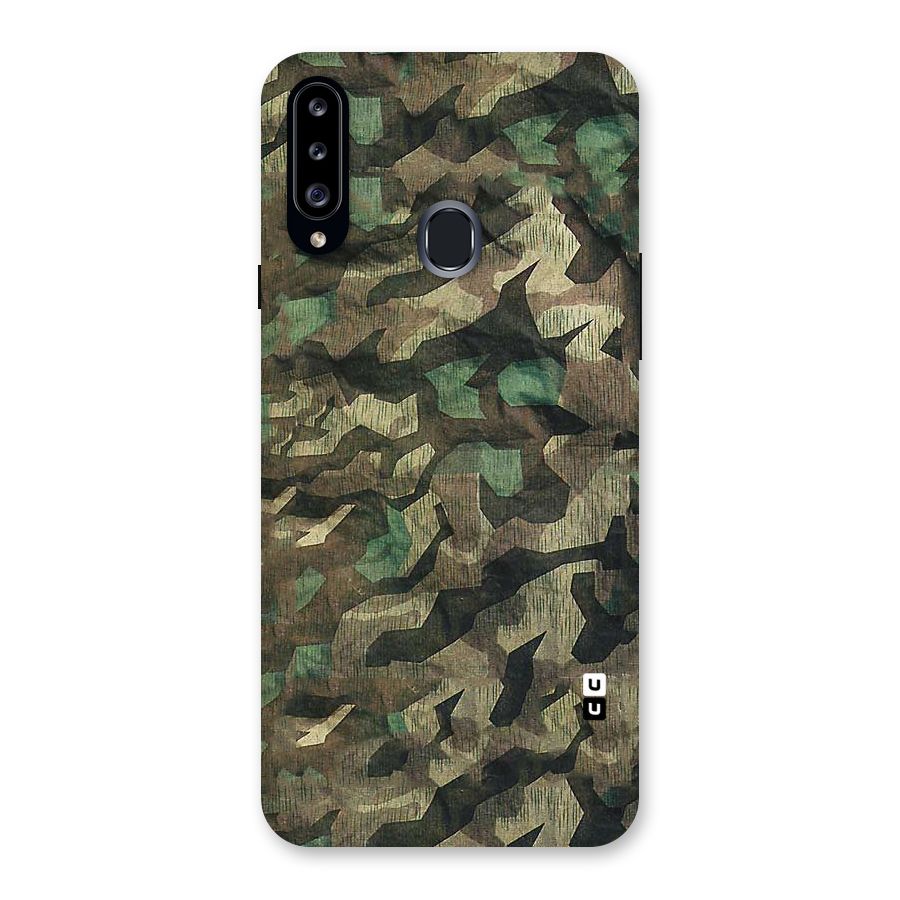 Rugged Army Back Case for Samsung Galaxy A20s