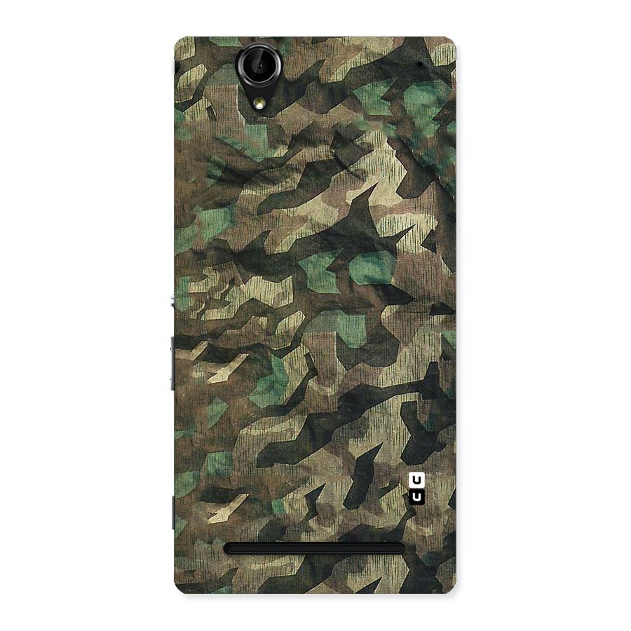 Rugged Army Back Case for Sony Xperia T2