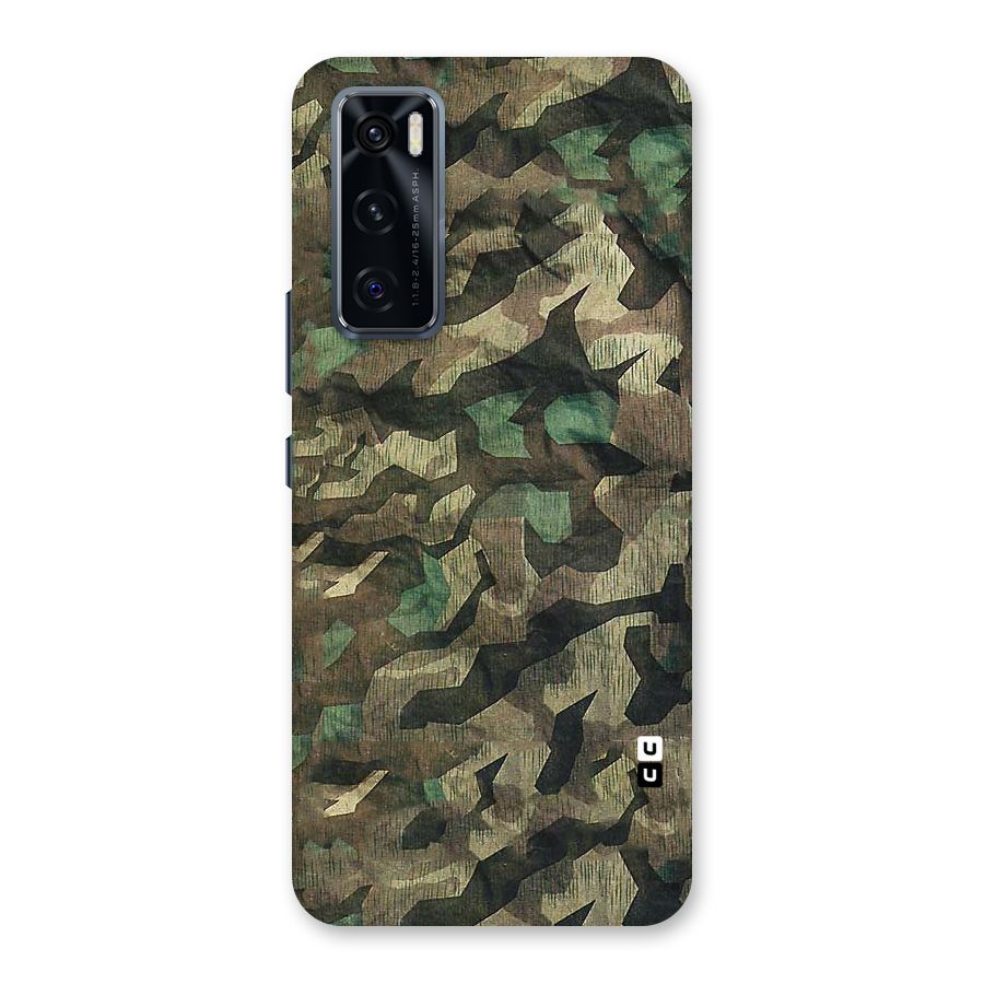 Rugged Army Back Case for Vivo V20 SE