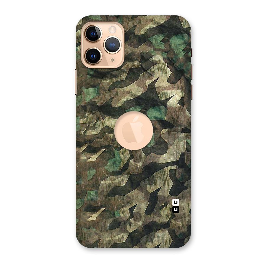 Rugged Army Back Case for iPhone 11 Pro Max Logo Cut