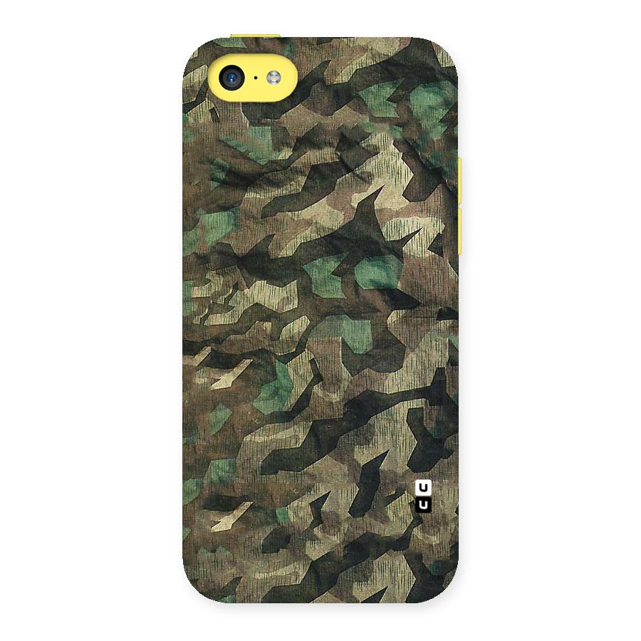 Rugged Army Back Case for iPhone 5C