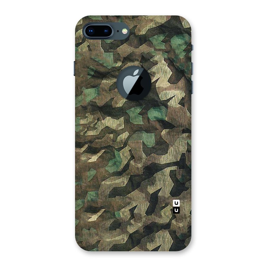 Rugged Army Back Case for iPhone 7 Plus Logo Cut