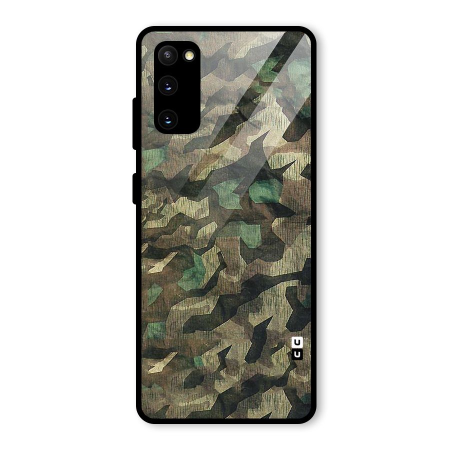 Rugged Army Glass Back Case for Galaxy S20 FE 5G