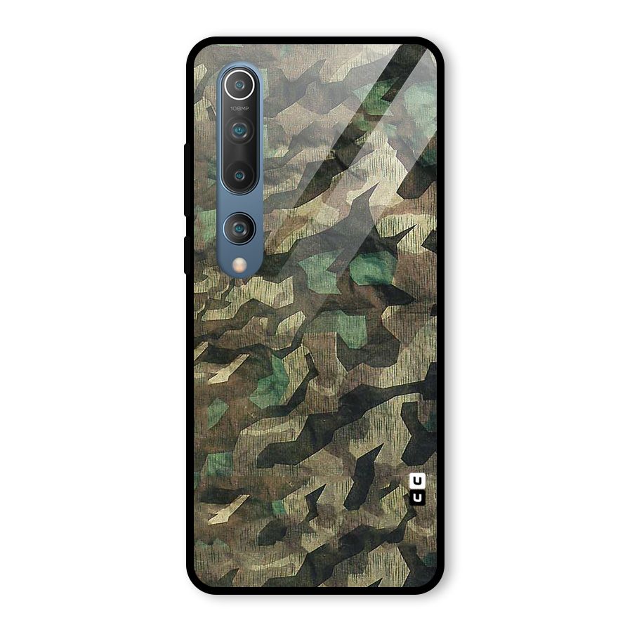 Rugged Army Glass Back Case for Mi 10