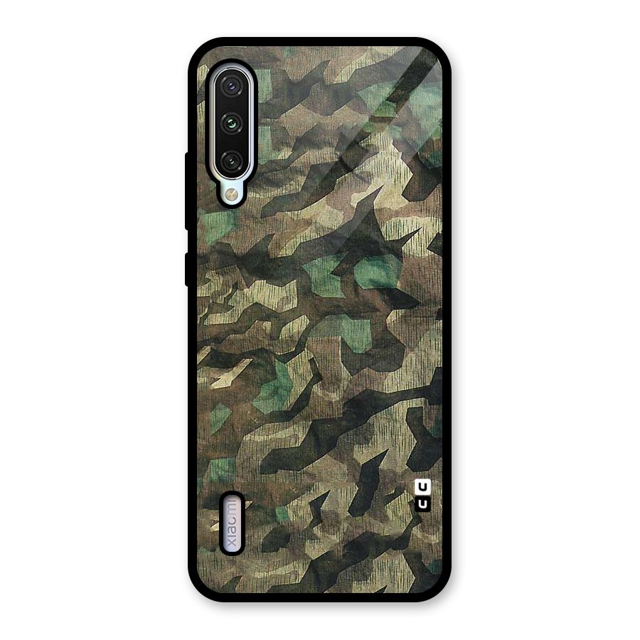 Rugged Army Glass Back Case for Mi A3