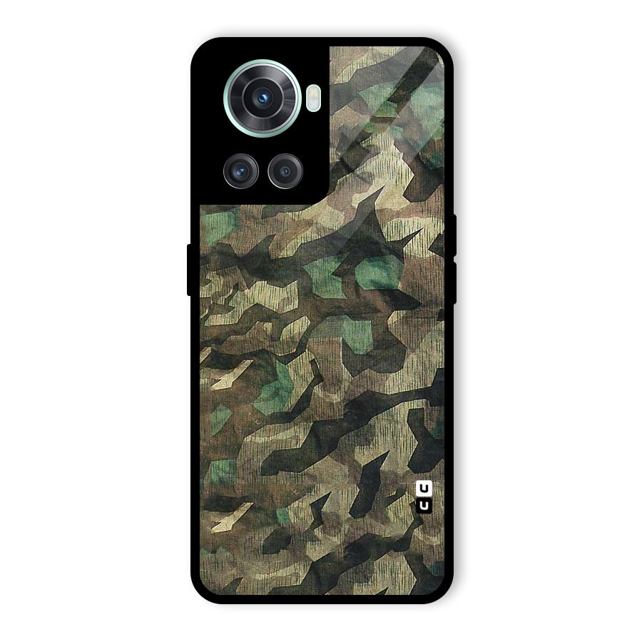 Rugged Army Glass Back Case for OnePlus 10R