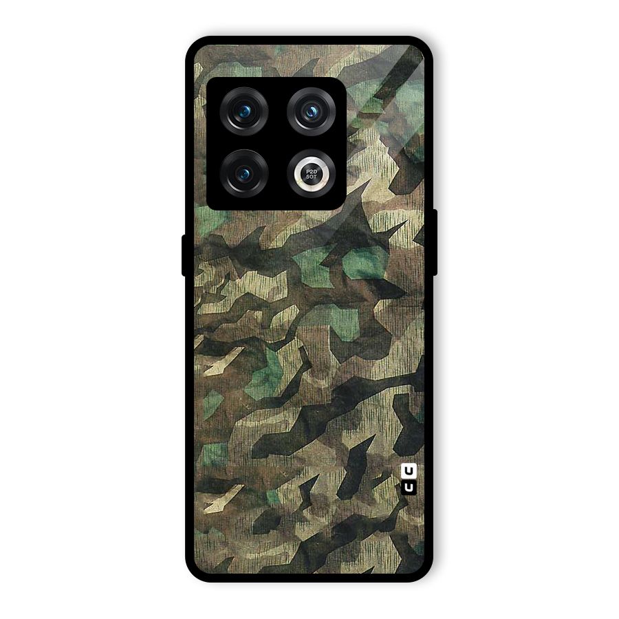 Rugged Army Glass Back Case for OnePlus 10 Pro 5G