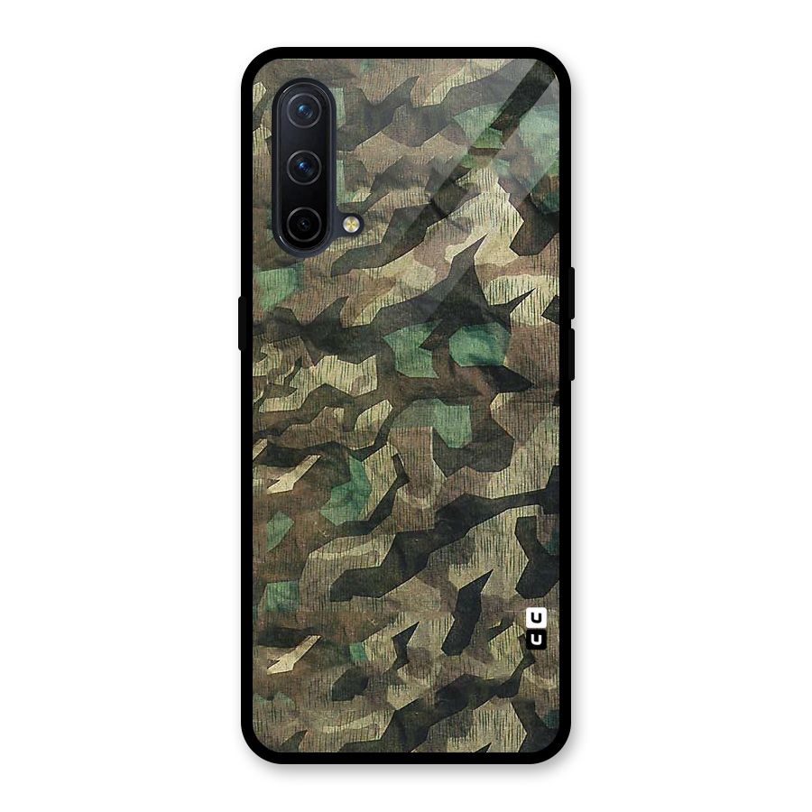 Rugged Army Glass Back Case for OnePlus Nord CE 5G
