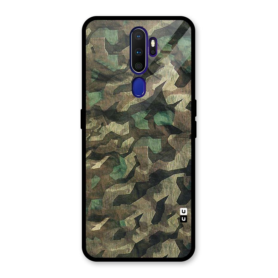 Rugged Army Glass Back Case for Oppo A9 (2020)