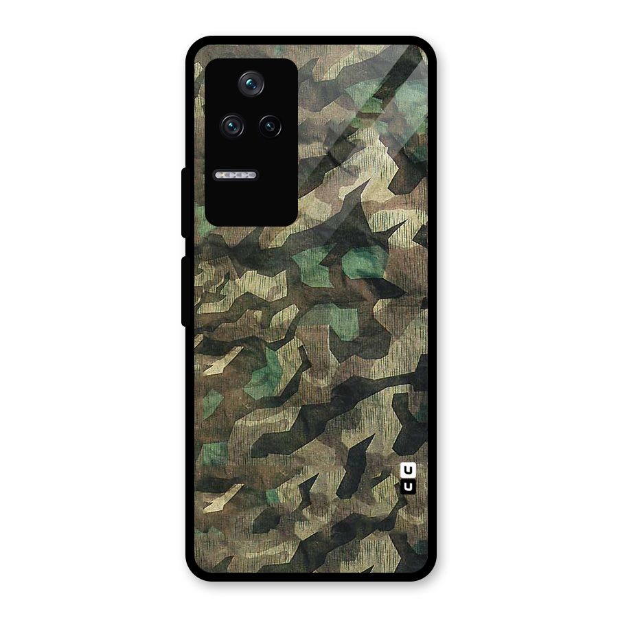 Rugged Army Glass Back Case for Poco F4 5G