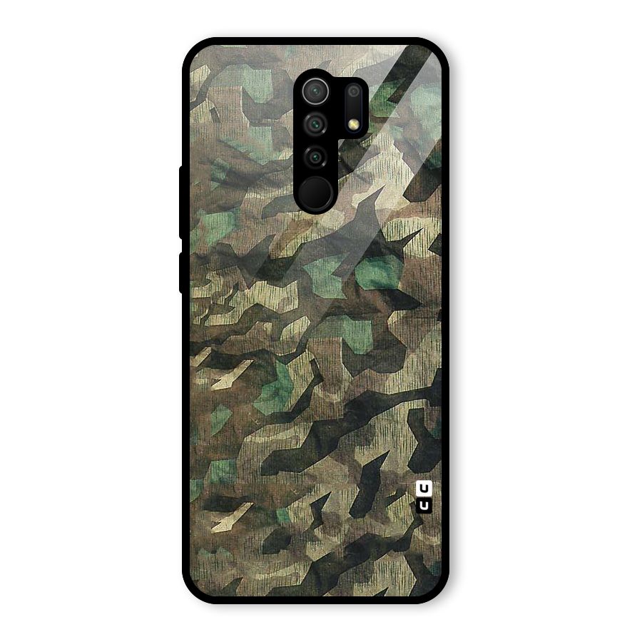 Rugged Army Glass Back Case for Poco M2