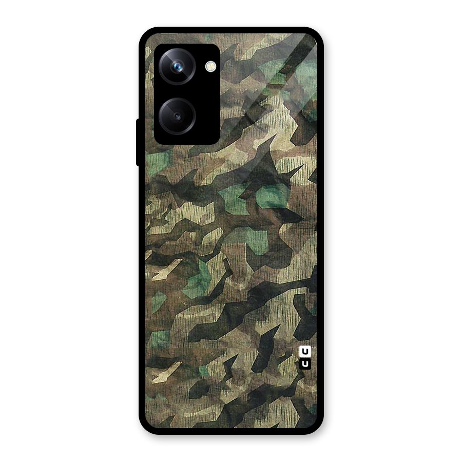 Rugged Army Glass Back Case for Realme 10 Pro
