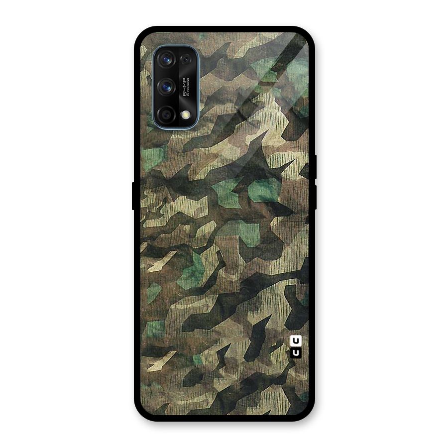 Rugged Army Glass Back Case for Realme 7 Pro