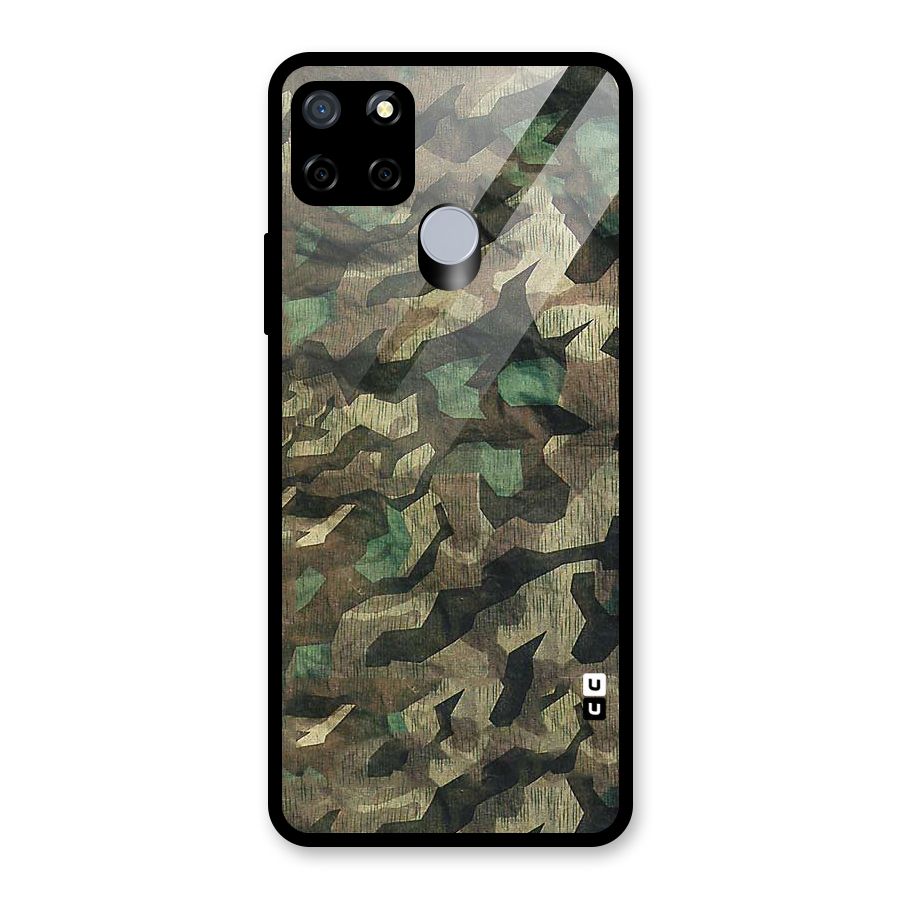 Rugged Army Glass Back Case for Realme C12