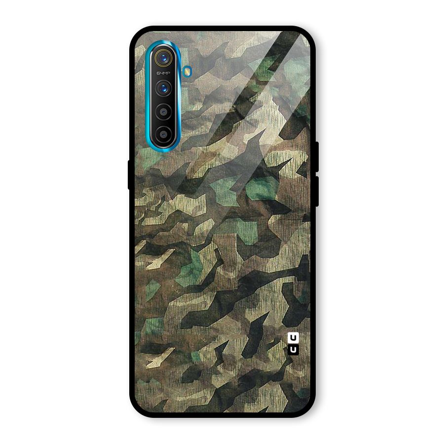 Rugged Army Glass Back Case for Realme X2