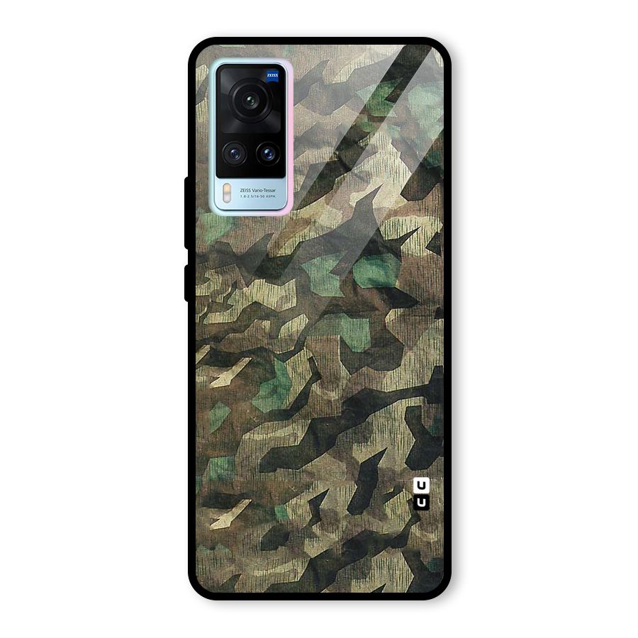 Rugged Army Glass Back Case for Vivo X60