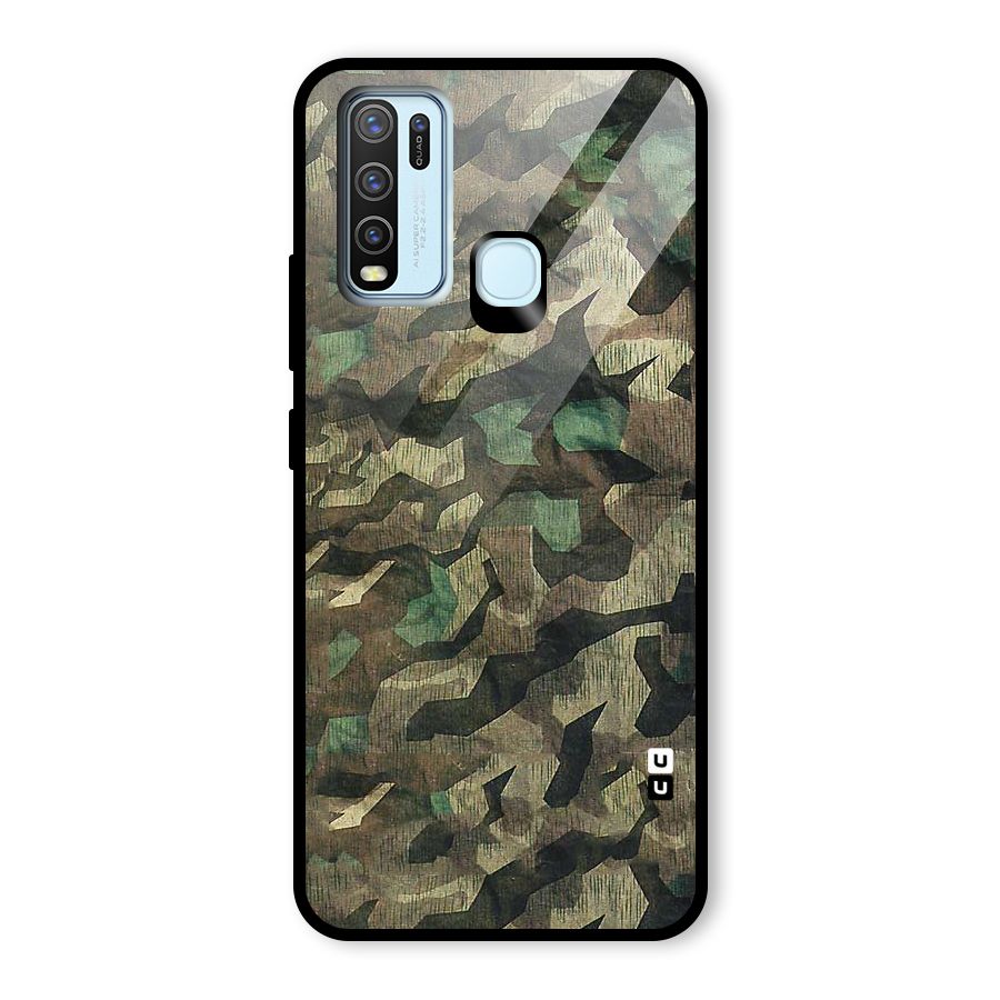 Rugged Army Glass Back Case for Vivo Y50