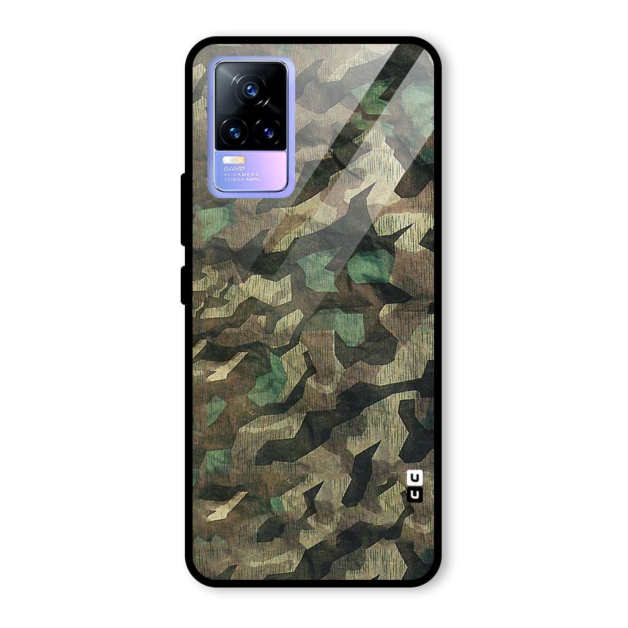 Rugged Army Glass Back Case for Vivo Y73