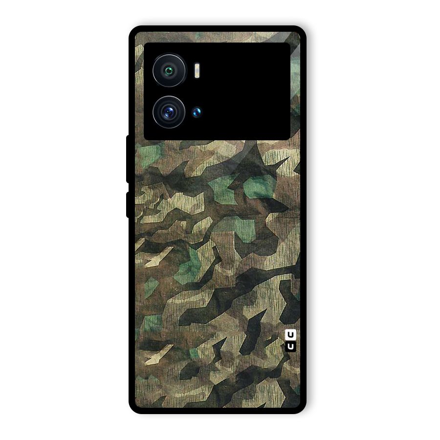 Rugged Army Glass Back Case for Vivo iQOO 9 Pro