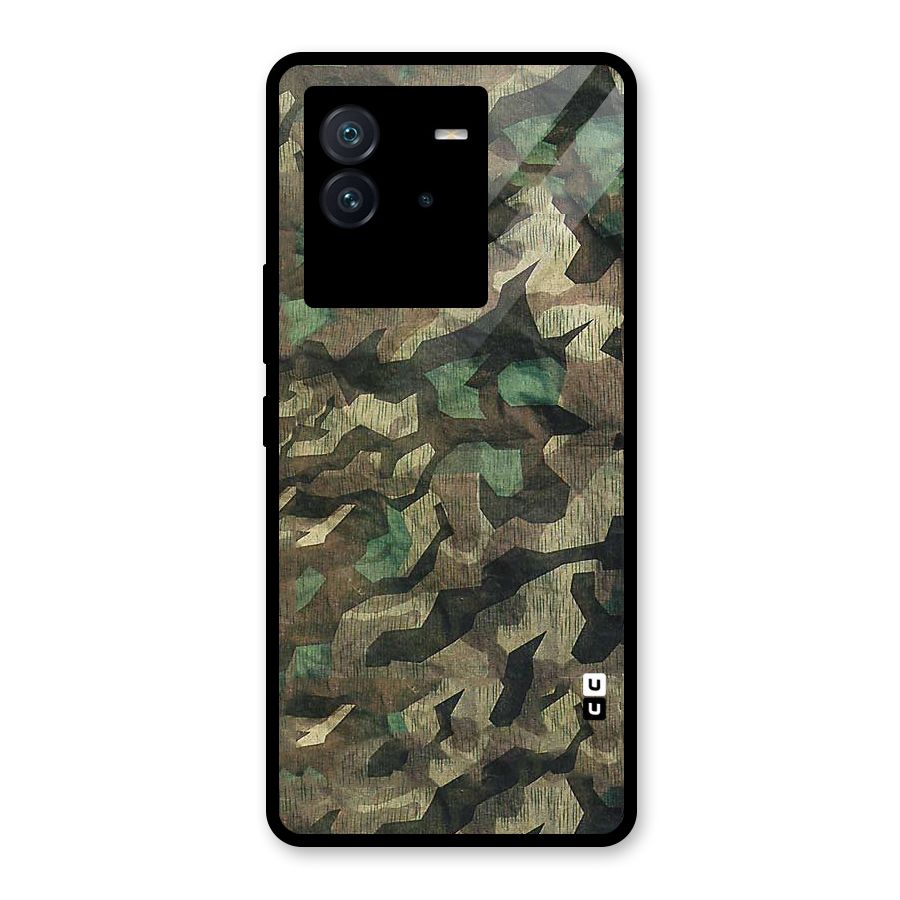 Rugged Army Glass Back Case for Vivo iQOO Neo 6 5G