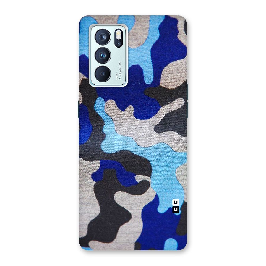 Rugged Camouflage Back Case for Oppo Reno6 Pro 5G