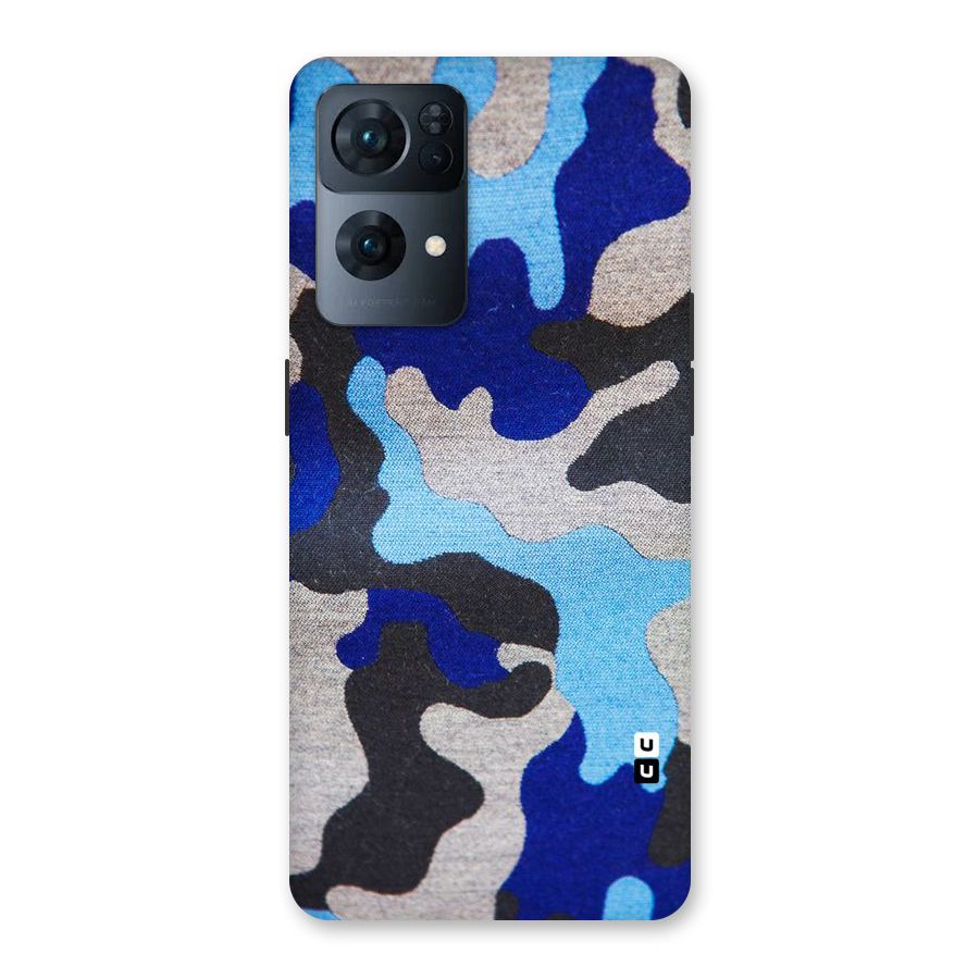 Rugged Camouflage Back Case for Oppo Reno7 Pro 5G