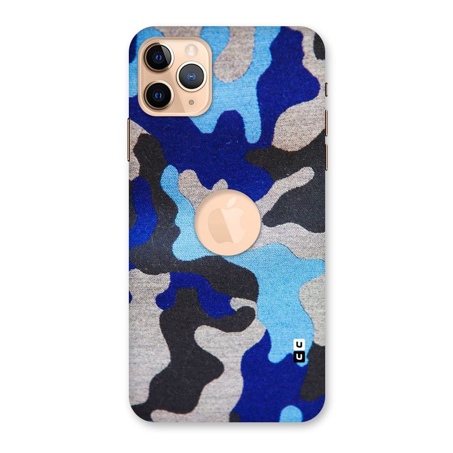 Rugged Camouflage Back Case for iPhone 11 Pro Max Logo Cut