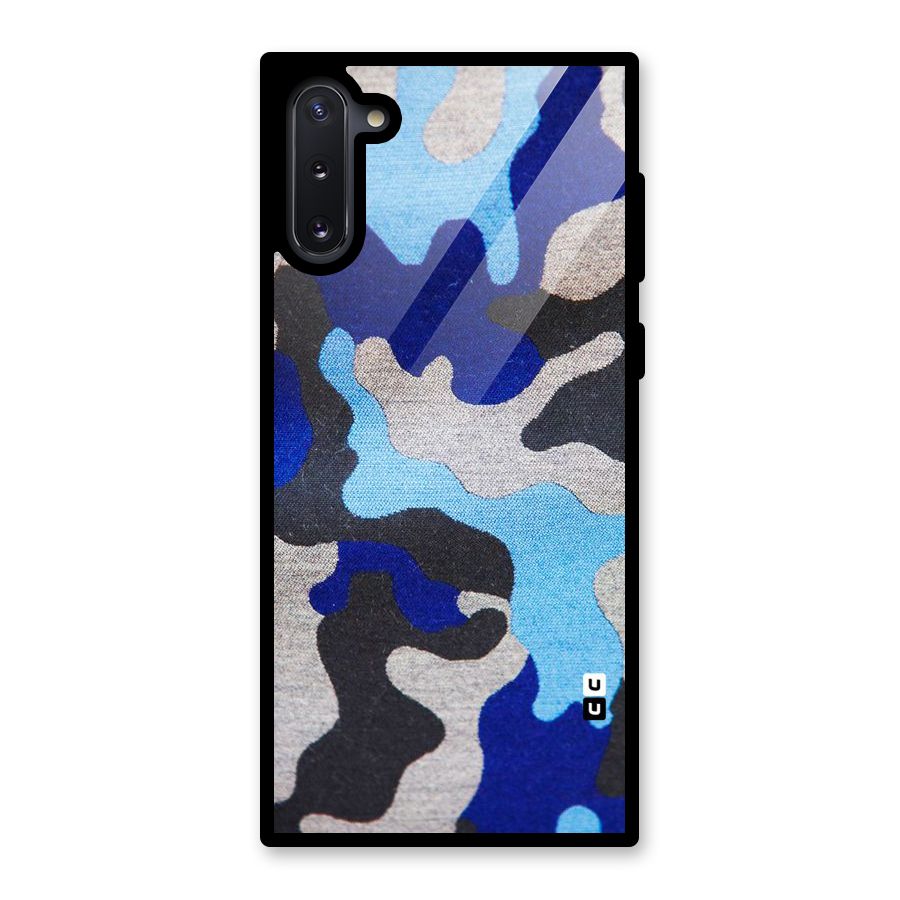 Rugged Camouflage Glass Back Case for Galaxy Note 10
