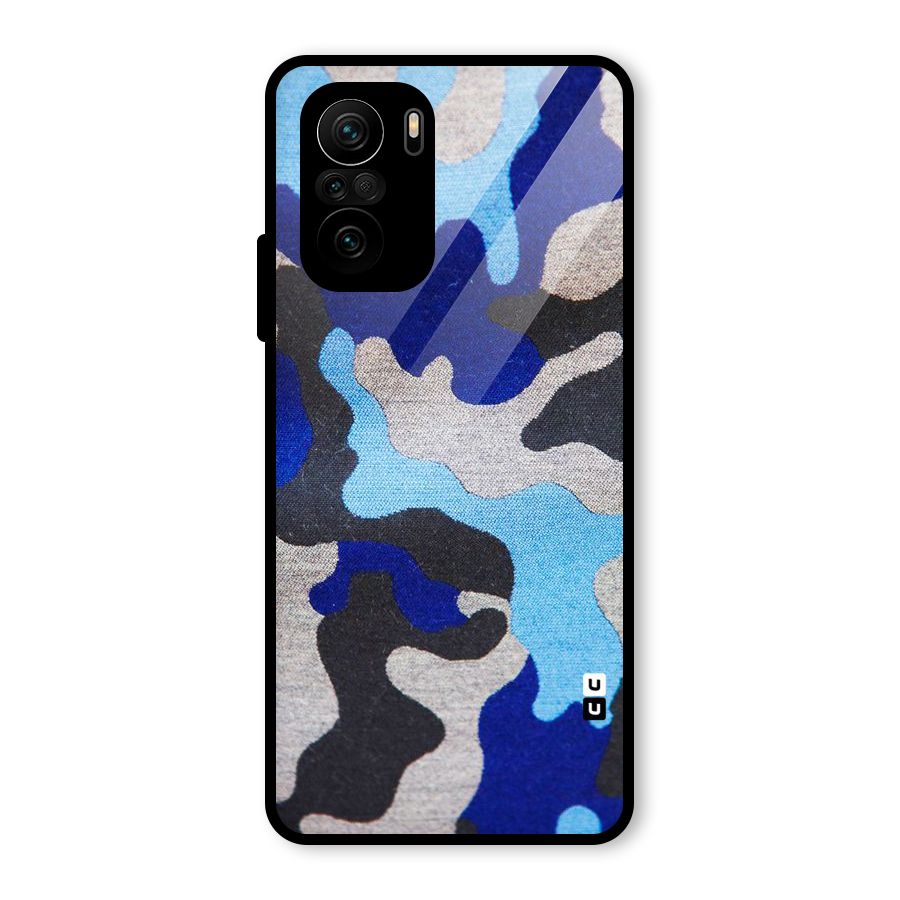 Rugged Camouflage Glass Back Case for Mi 11X Pro