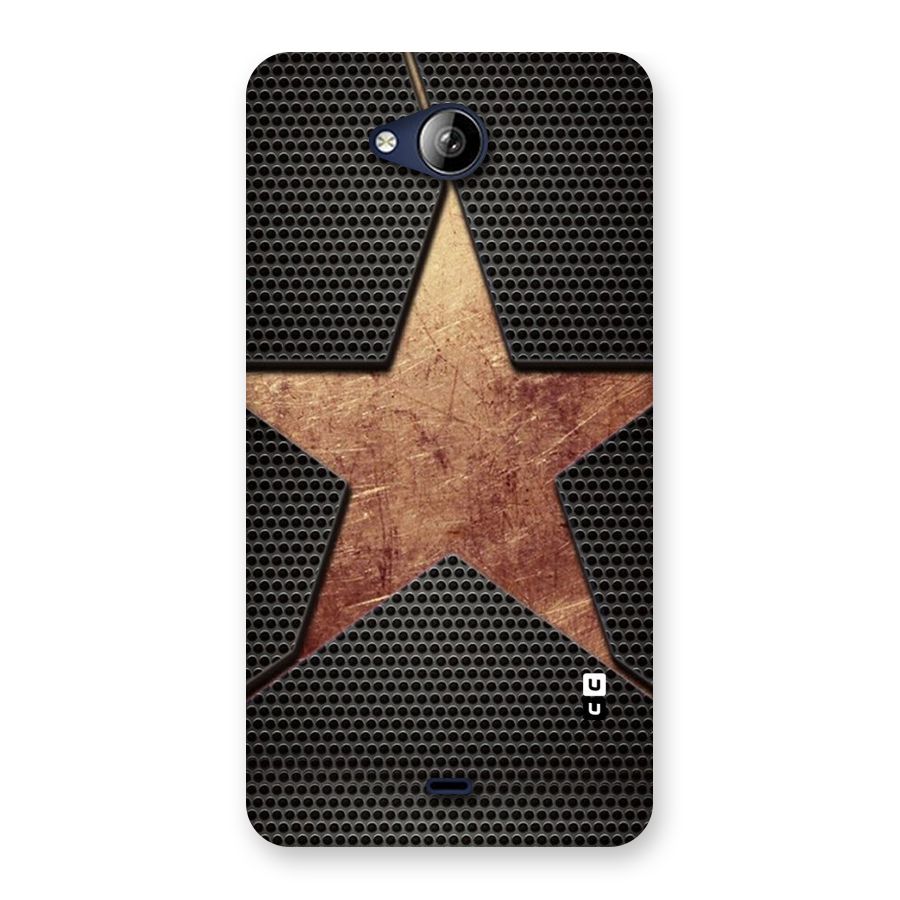 Rugged Gold Star Back Case for Canvas Play Q355