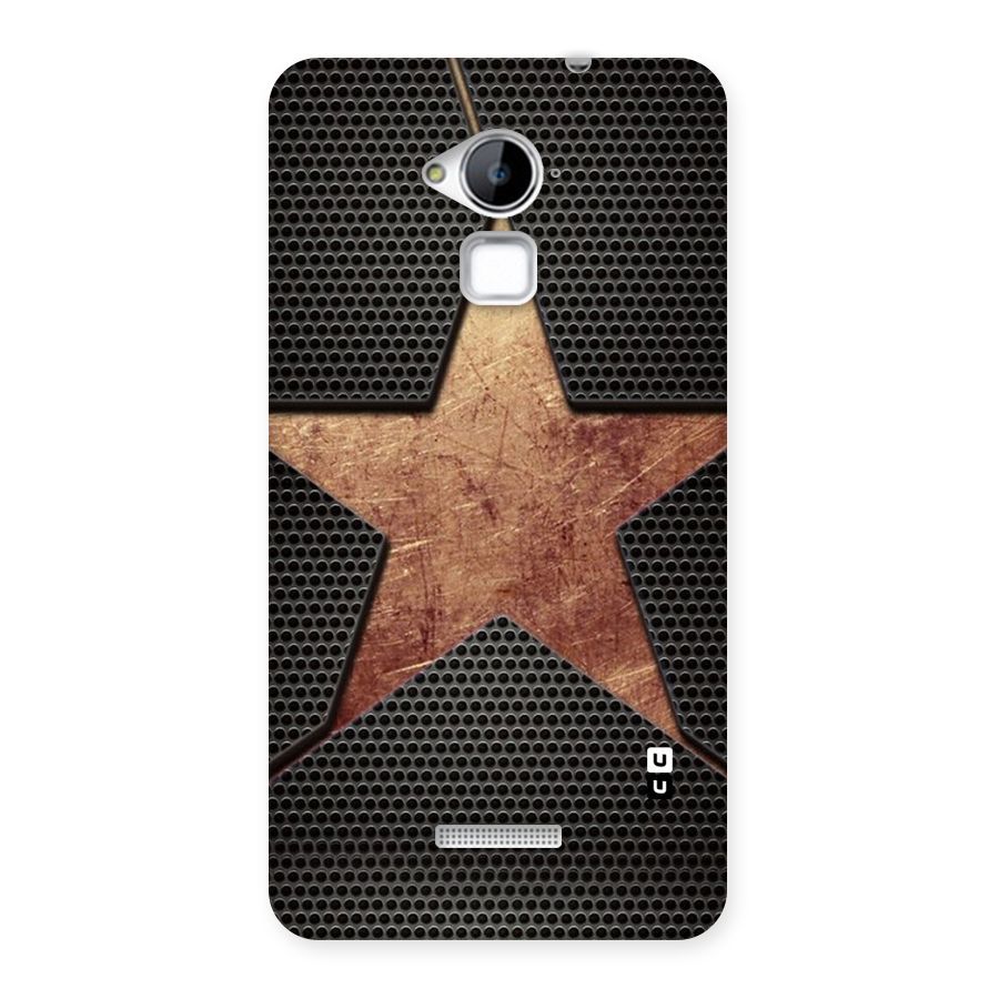 Rugged Gold Star Back Case for Coolpad Note 3