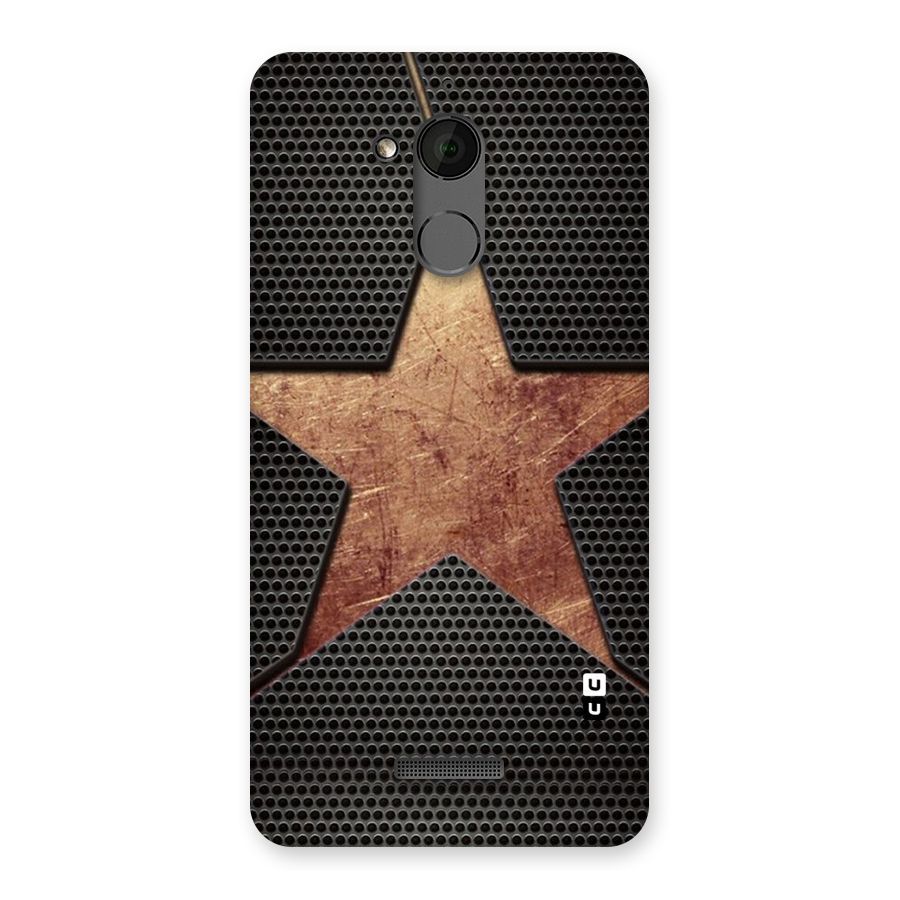 Rugged Gold Star Back Case for Coolpad Note 5