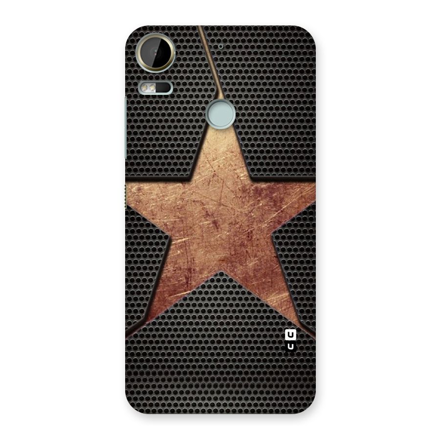 Rugged Gold Star Back Case for Desire 10 Pro
