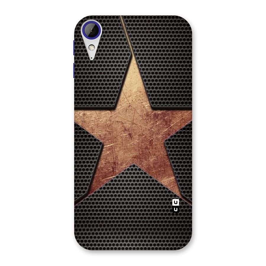 Rugged Gold Star Back Case for Desire 830