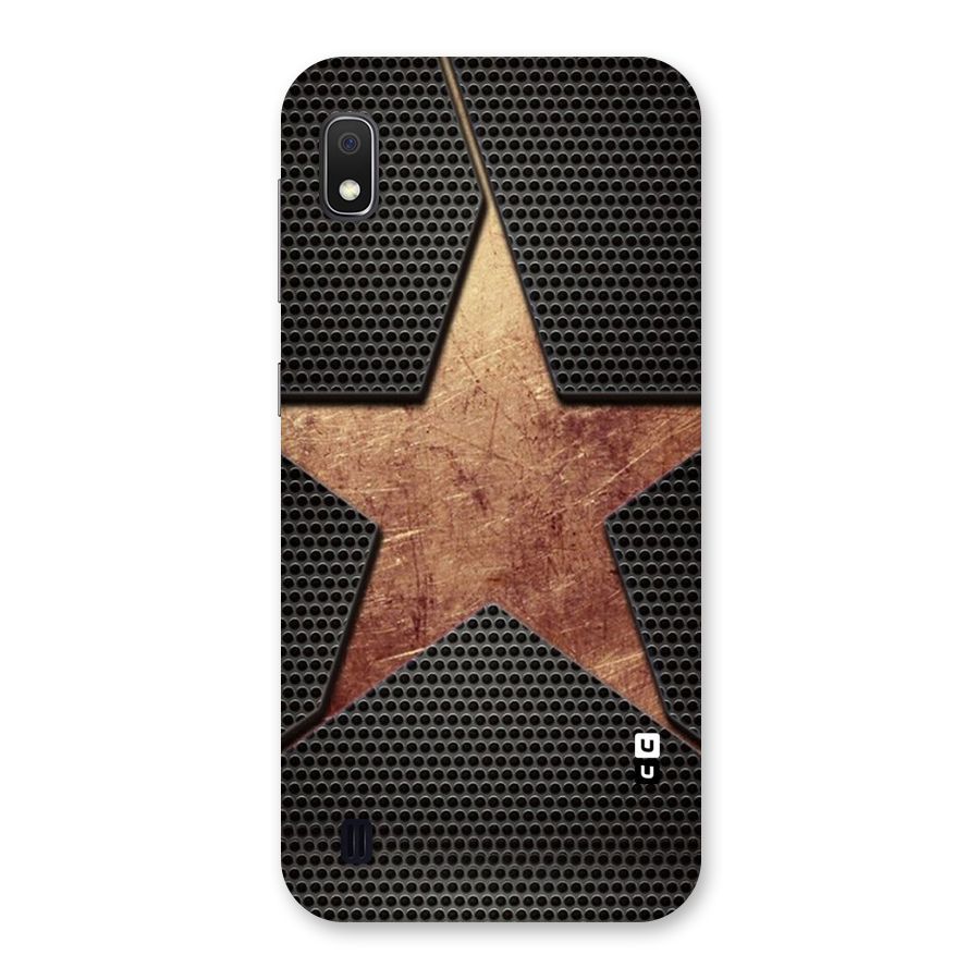 Rugged Gold Star Back Case for Galaxy A10