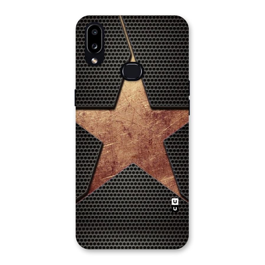Rugged Gold Star Back Case for Galaxy A10s