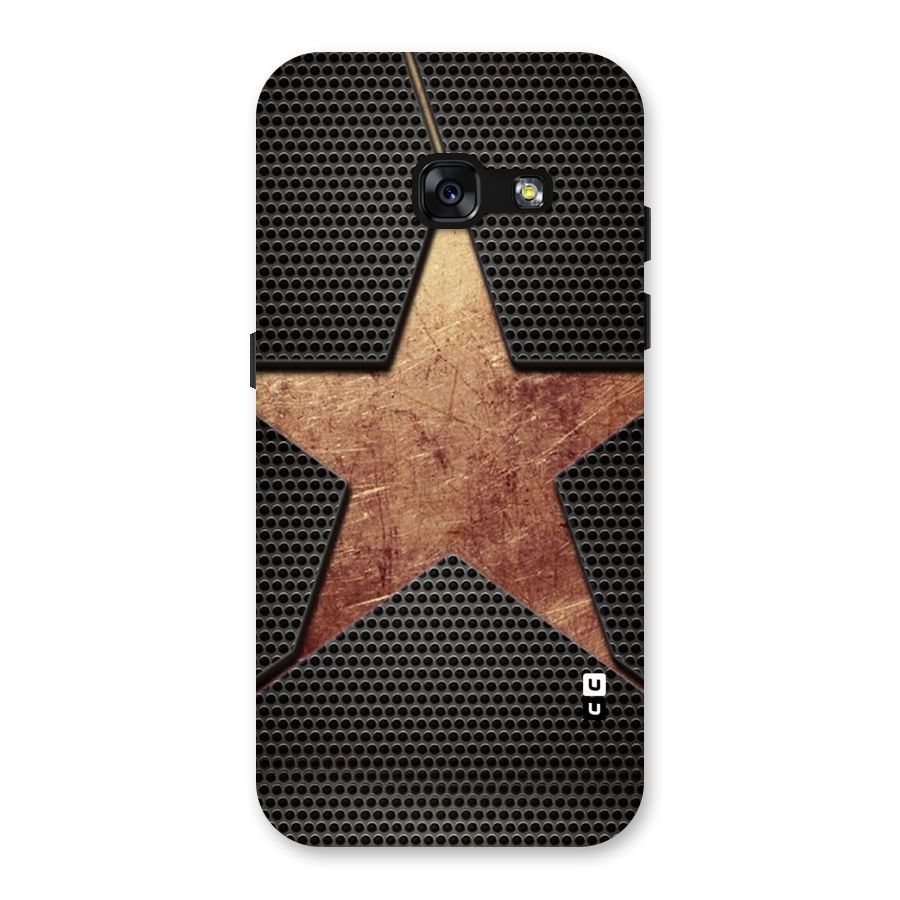 Rugged Gold Star Back Case for Galaxy A3 (2017)