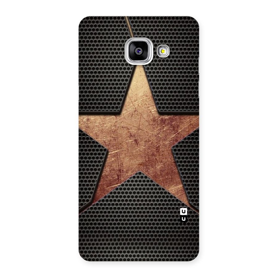 Rugged Gold Star Back Case for Galaxy A5 2016