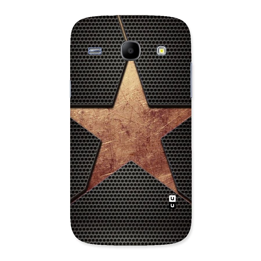 Rugged Gold Star Back Case for Galaxy Core