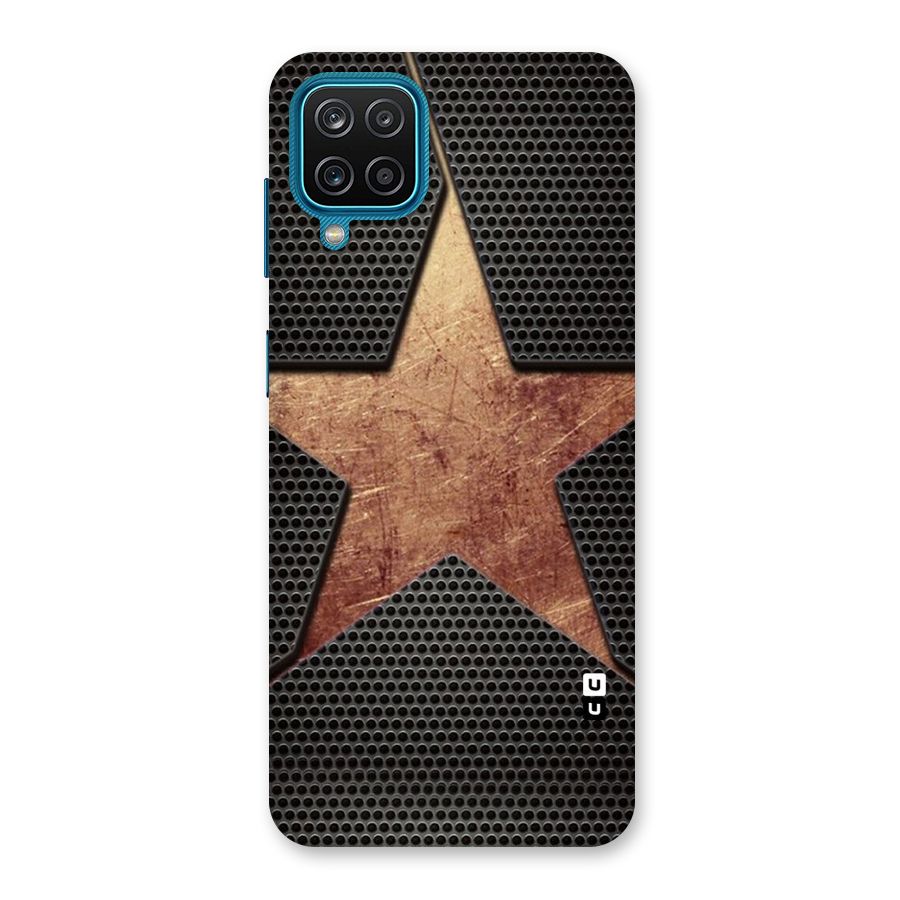 Rugged Gold Star Back Case for Galaxy F12