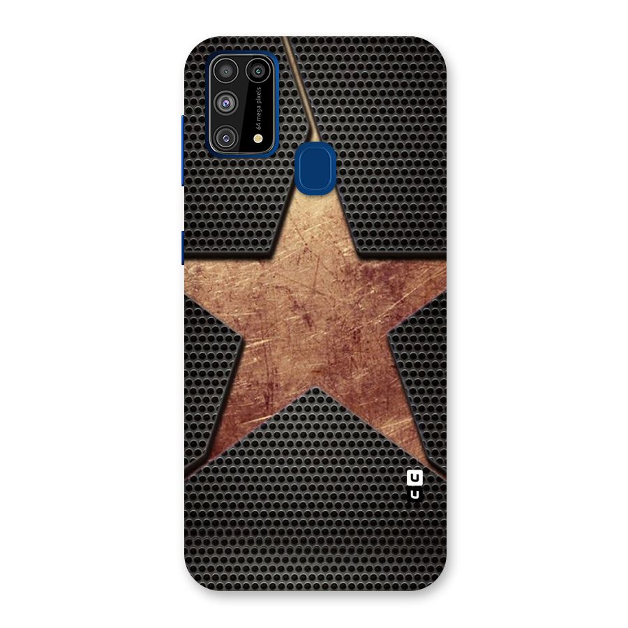 Rugged Gold Star Back Case for Galaxy F41