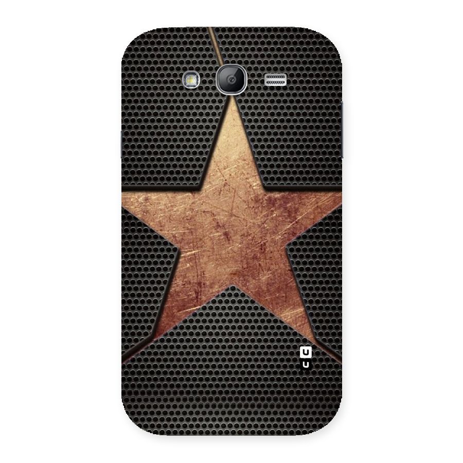 Rugged Gold Star Back Case for Galaxy Grand Neo