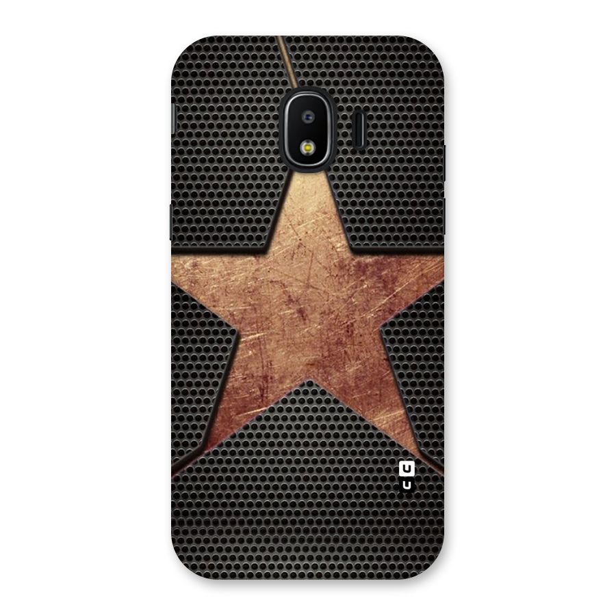 Rugged Gold Star Back Case for Galaxy J2 Pro 2018